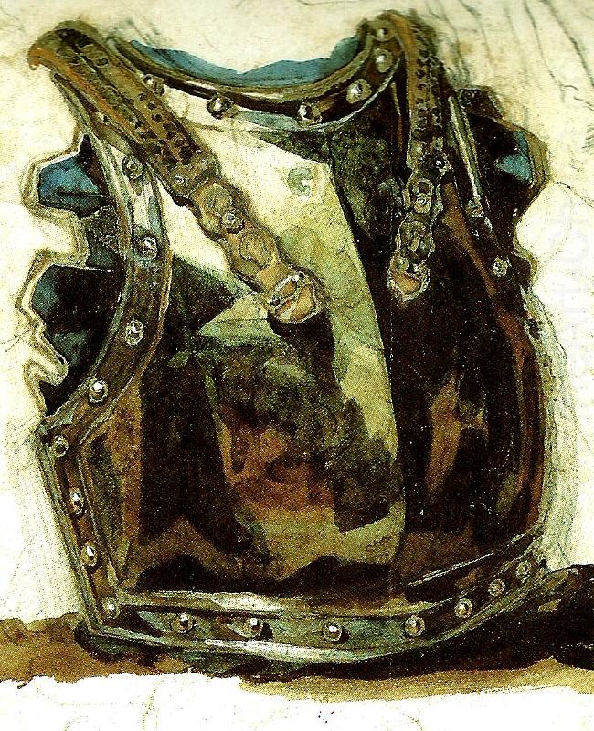 Theodore   Gericault etude de cuirasse china oil painting image